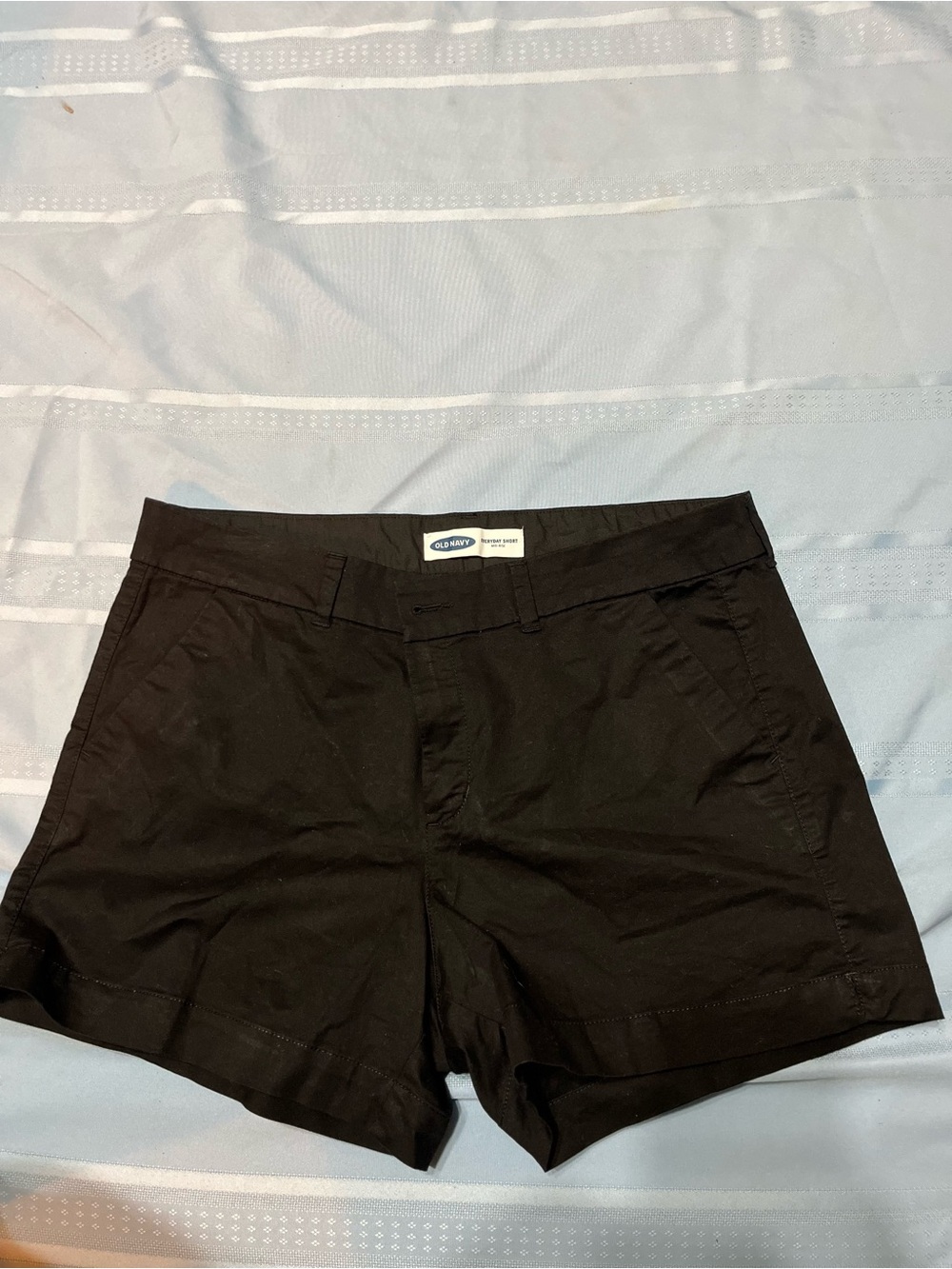 Old Navy Black Women's Chino Bermuda Shorts